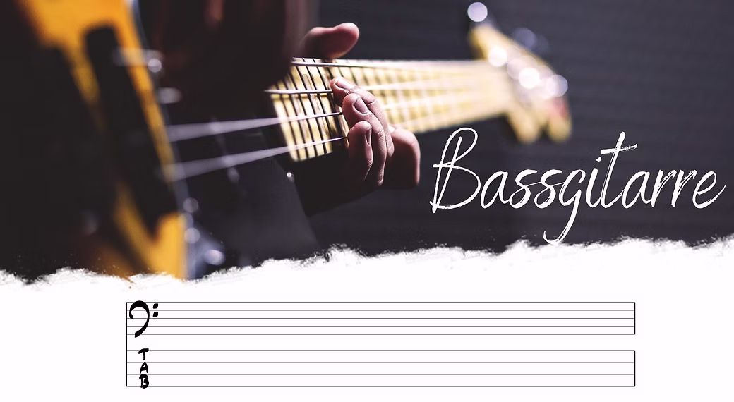 Banner für Bassgitarre